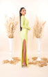 Jula - High Neck with side slit dress